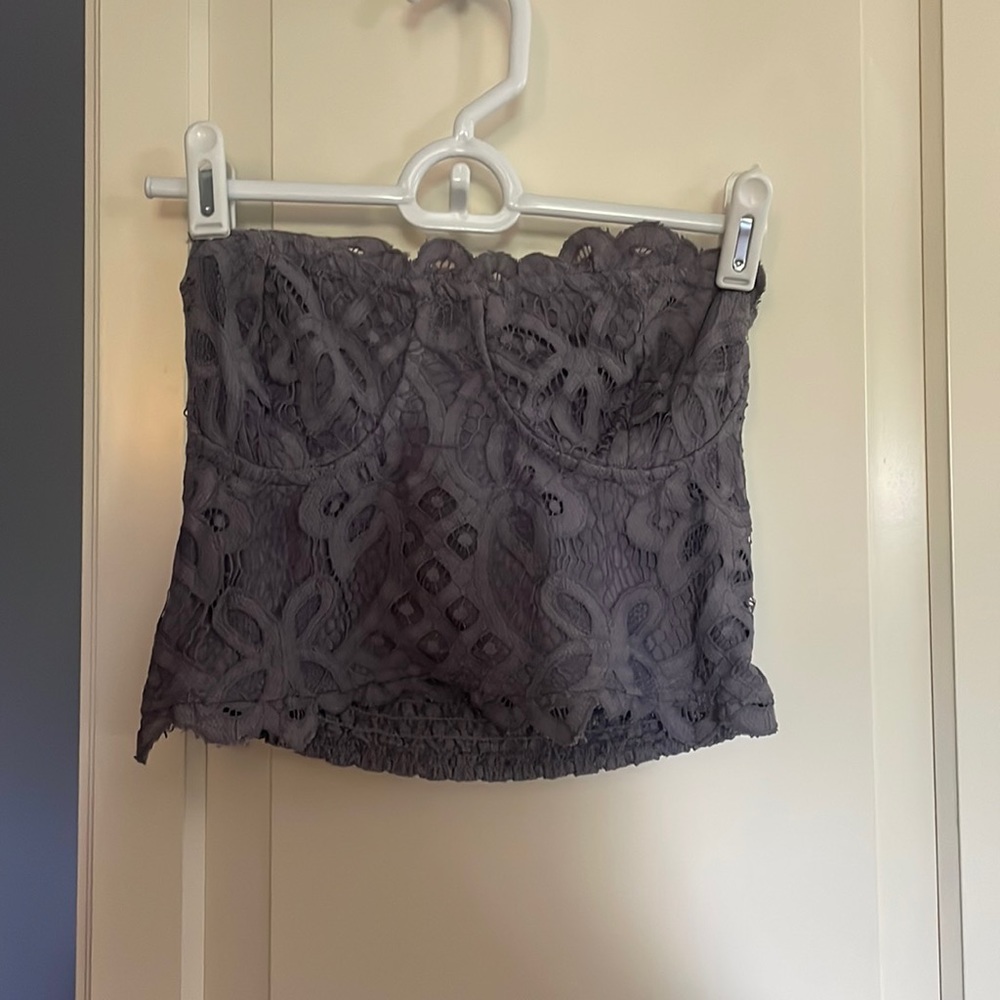 Free People Lace Tube Top